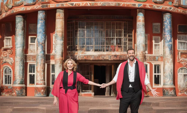 Annette Frier und Edin Hasanovic in "Die Superduper Show"