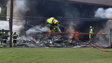 Brand in Tennishalle führt zu starker Rauchentwicklung in Dübendorf ZH