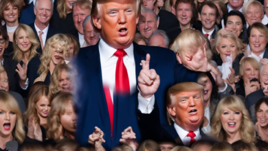 Donald Trump wirbt mit gefälschten Fotos um Taylor-Swift-Fans.