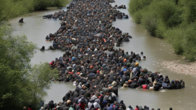 Sieben Migranten ertrinken im Grenzfluss zwischen Serbien und Bosnien.