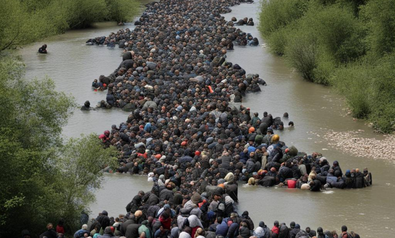 Sieben Migranten ertrinken im Grenzfluss zwischen Serbien und Bosnien.