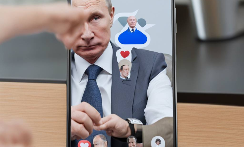 Putin ruft Russen dazu auf, Dating-Apps abzuschalten.