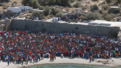 Etwa 250 Migranten südlich der Ferieninsel Kreta entdeckt.