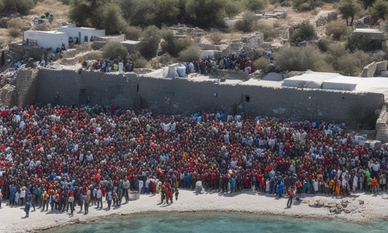 Etwa 250 Migranten südlich der Ferieninsel Kreta entdeckt.