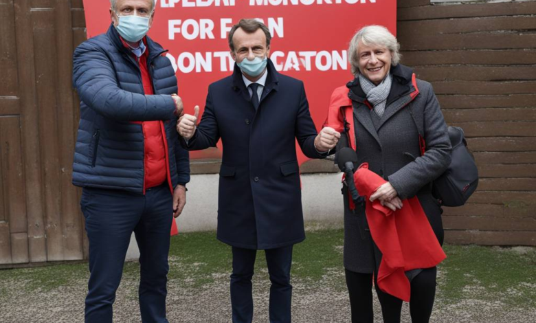 Linke beurteilen Treffen mit Macron positiv.