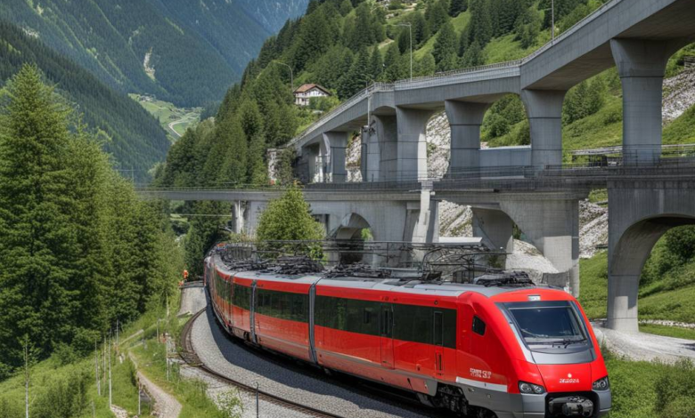Erste Zug durch die renovierte Gotthard-Basisröhre fährt