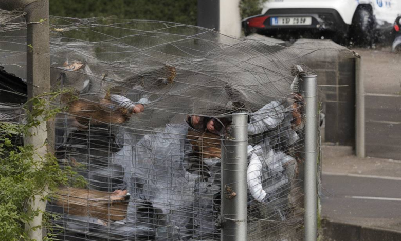 Ein Mann wurde in einem Flüchtlingsheim in Solingen verhaftet