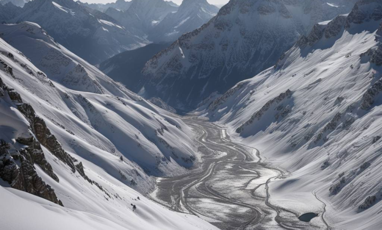 Der Arlbergpass (Österreich) bleibt aufgrund von Murgängen weiterhin geschlossen.