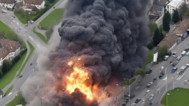 Gigantische Explosionen in Frick AG