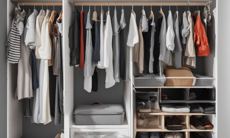 Kleidungskrise beendet: Clevere Aufbewahrung ohne Schrank