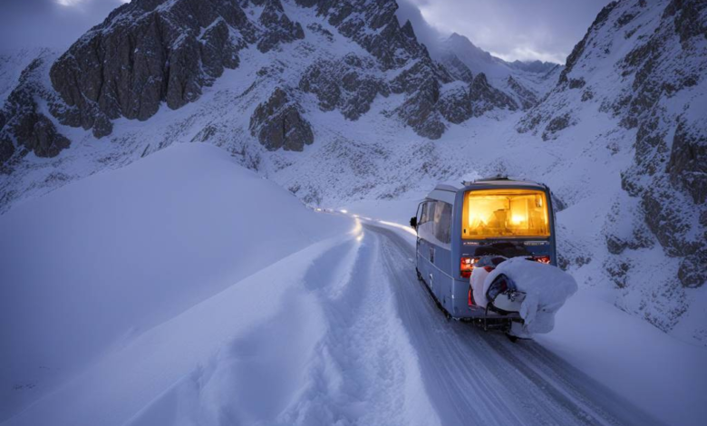 Die Arlberg-Route in Österreich vorläufig nur in der Nacht geöffnet