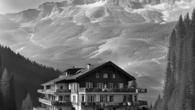 Das Waldhaus Flims GR ist verwahrlost.