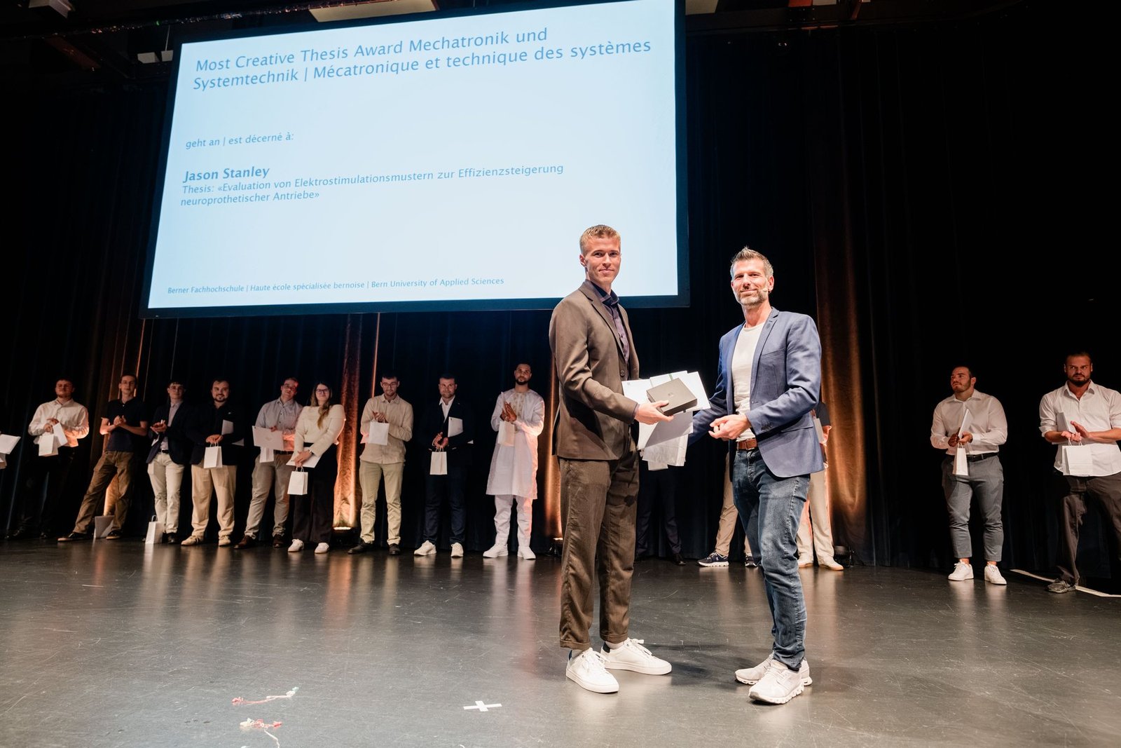 Most Creative Thesis Award: Jason Stanley.