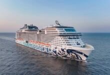 MSC Euribia Kreuzfahrtschiff auf den Kanarischen Inseln