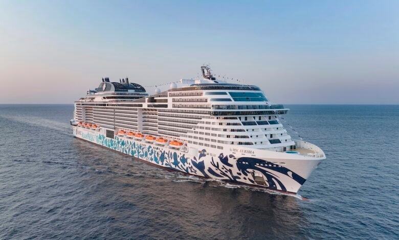 MSC Euribia Kreuzfahrtschiff auf den Kanarischen Inseln
